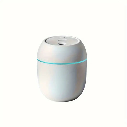 Humidifier with Warm LED Outline USB Portable Air Humidifier Essential Oil Diffuser Modes Auto Off With LED Light For Home Car Mist Maker Face Steamer Car Air Fresheners