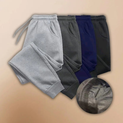 Pack Of 04 French Terry Trousers For Men's Summer Gym Sports and Jogging Sweatpants