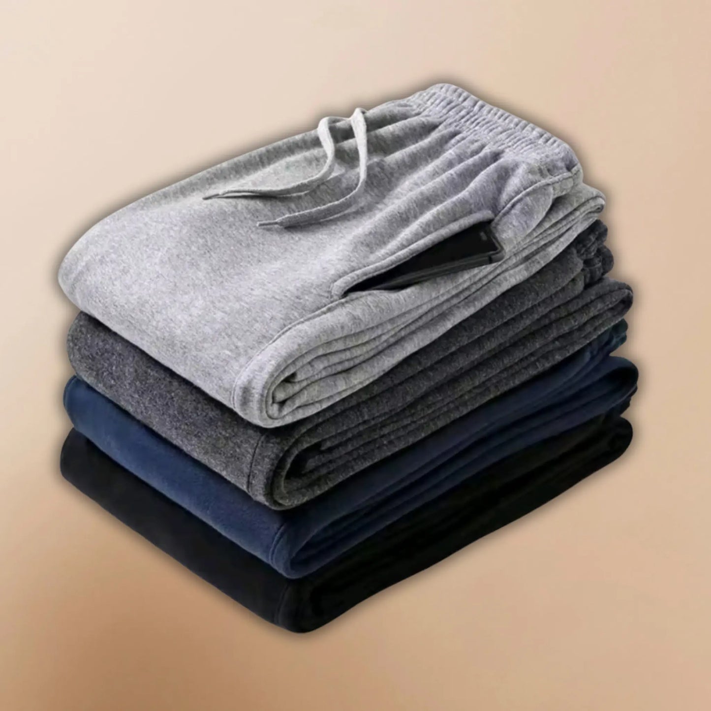 Pack Of 04 French Terry Trousers For Men's Summer Gym Sports and Jogging Sweatpants