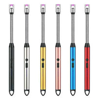 Portable Electric Rechargeable Lighter – USB Flameless Windproof Plasma Arc