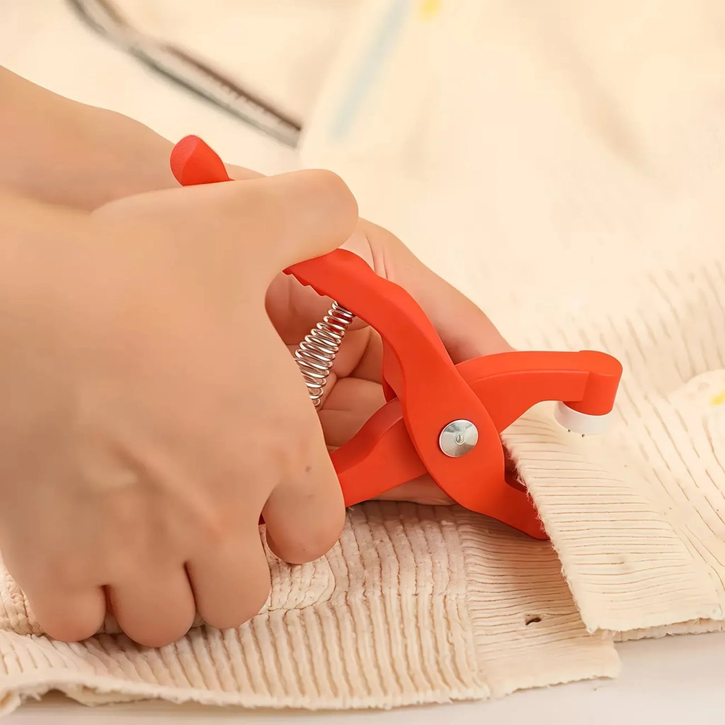 Durable Metal Snap Fastener Kit with Pliers & Manual Press Tool