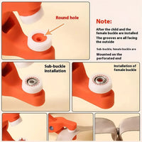 Durable Metal Snap Fastener Kit with Pliers & Manual Press Tool