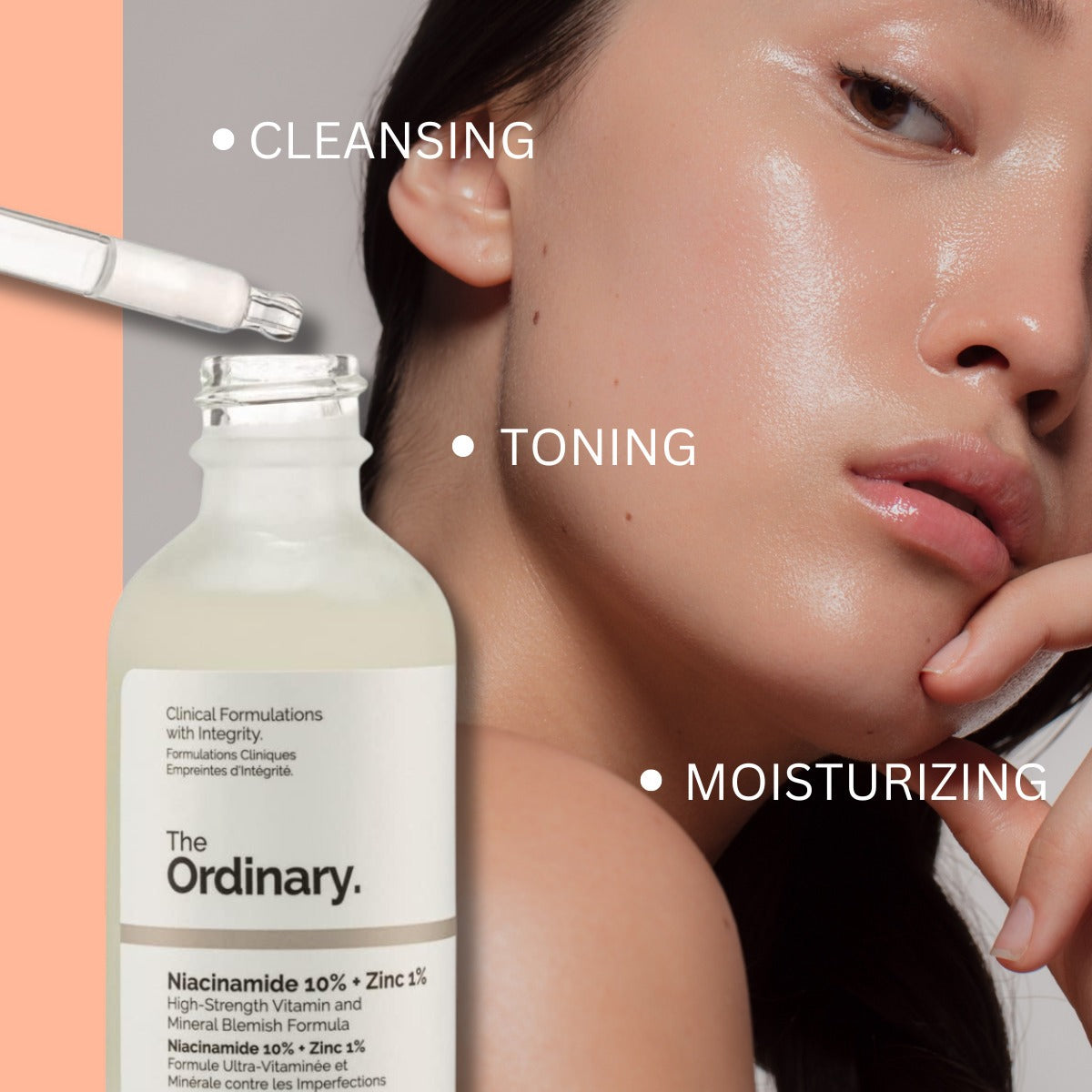 The Ordinary Skin Brightening Niacinamide 10% + Zinc 1% Serum 30ml - Leyloo.pk