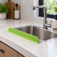 Silicone Sink Splash Guard – Waterproof Water Baffle with Strong Suction Cups