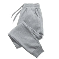 Men’s Grey Classic Fit French Terry Jogger Trouser