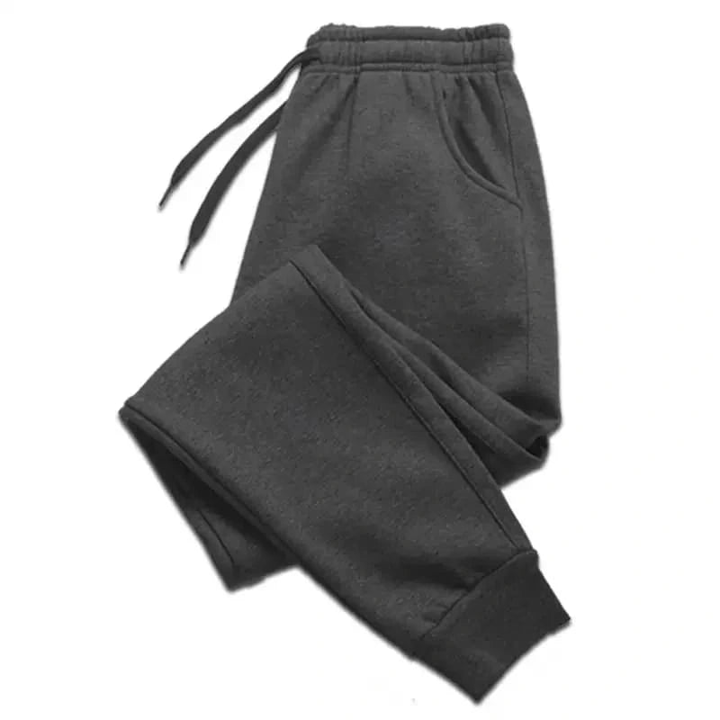 Men’s Charcoal Classic Fit French Terry Jogger Trouser