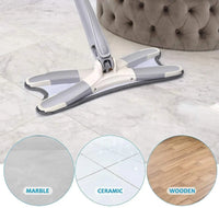 X Mop Hand-Free Flat Squeeze Mop 360° Microfiber Cleaning Tool
