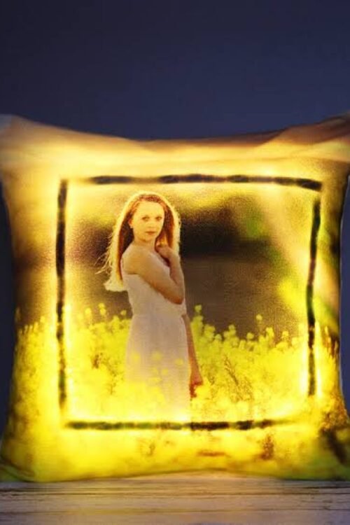 LED Cushion With Name & Picture
