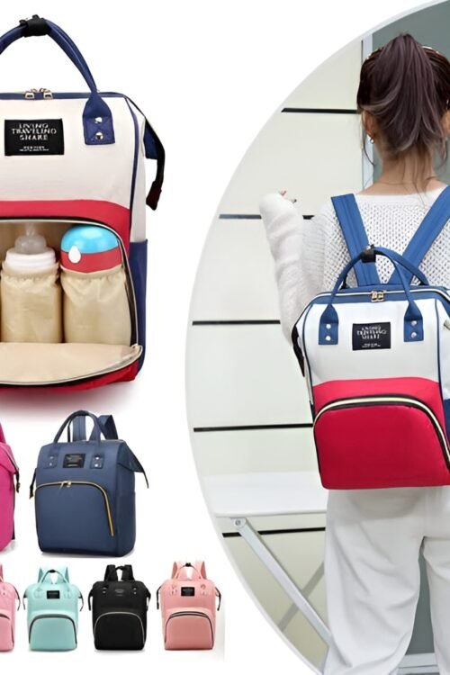 Large Capacity Mummy Bag Multi-function Waterproof Outdoor Women Backpack Nursing Bag for Baby Care Unisex Traval Backpack