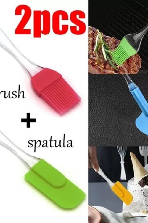 Pack Of 2 – Large Spatula & BBQ Oil Brush