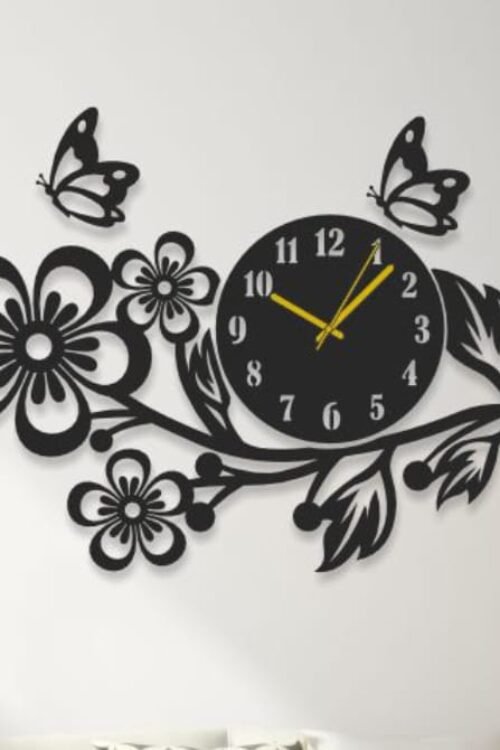 Beautiful design Wall clock wooden material