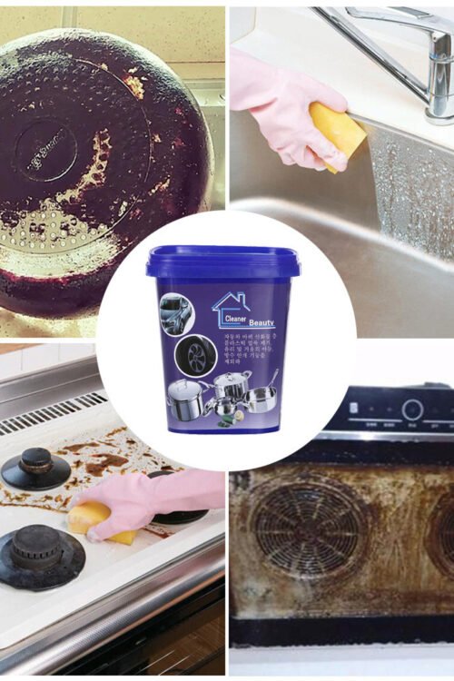 Cleaner Kitchen Washing Pot Bottom Black Scale Decontamination Household Stainless Steel Cleaning Paste Powerful (  Made in China )500g
