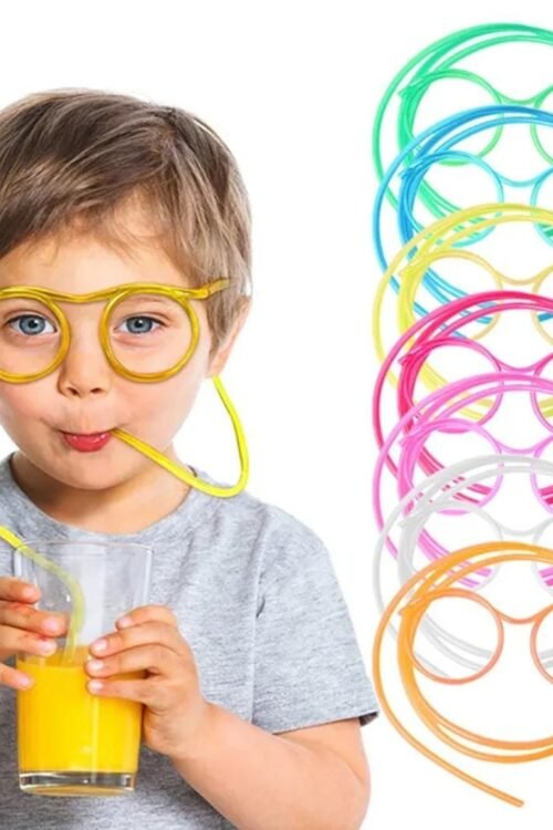 Funny glasses drinking Straw