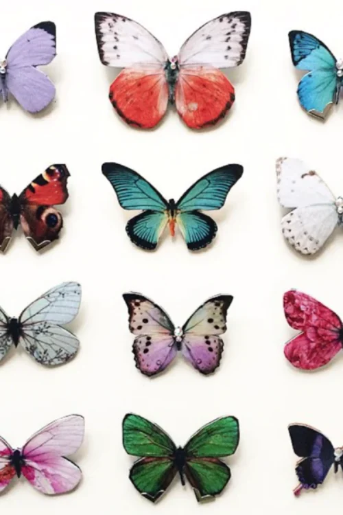 3D Butterfly Magnets pack of 12  Mix Colors – Each Set