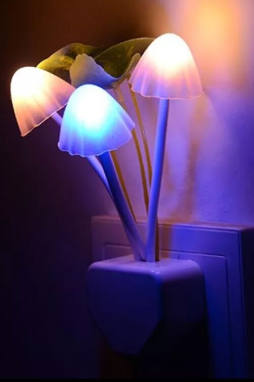 Mushroom Night Light Dusk To Dawn Sensor LED Night Lights Flower Lamp Bedroom Babyroom Lamps For Kids Gifts