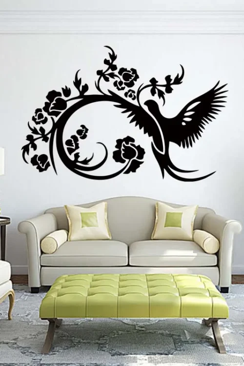 Eagle Wall sticker MDF Wood material
